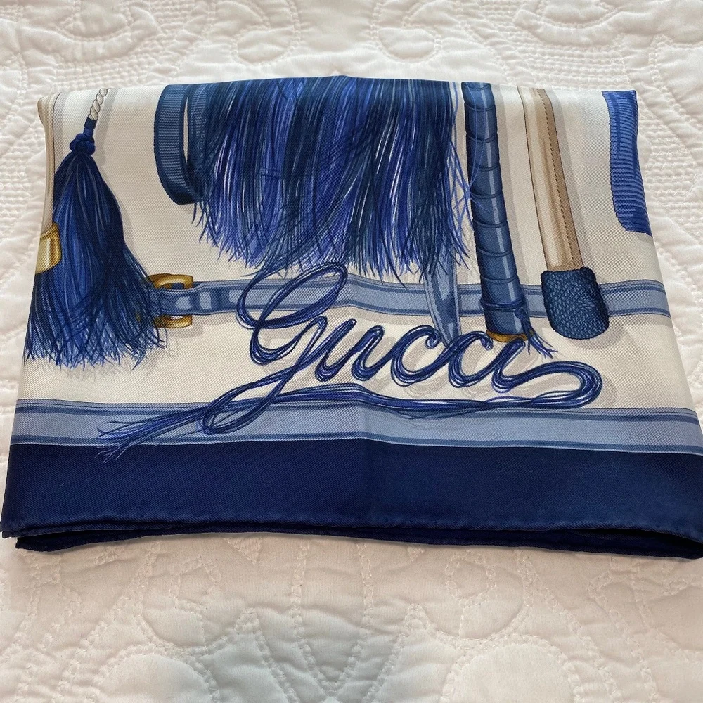 Gucci Silk Scarf - Picture 1 of 10